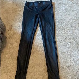 Express faux leather leggings